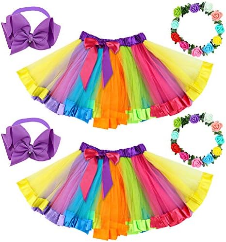 Amazon rainbow tutu skirt Clearance