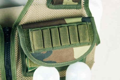 Ultimate Arms Gear Tactical Scenario Woodland Camo Paintball Airsoft Battle Gear Tank-Armor Pod Vest - Thumbnail 2