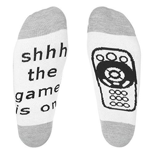 IF YOU CAN READ THIS Funny Saying Knitting Word Combed Cotton Crew Wine Coffee Beer Socks for Men Women (Gray White (Game)) IF YOU CAN READ THIS Funny Saying Knitting Word Combed Cotton Crew Wine Coffee Beer Socks for Men Women (Gray White (Game))