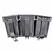 Ultimate Arms Gear New 50 Pack of 8mm 5 Round Nickel Plated Stripper Clips Magazine Loader Mauser Karabiner K98 K-98 98K K98K Yugo M48 M24 Rifle + 2 Pack of K98 K-98 98K K98K WWII Reproduction German Black Leather Strap Triple Ammo Ammunition Cartridge Rounds Stripper Clips Pouch with D-Ring Y-Straps Belt Attachment