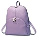 Nevenka Backpack Purse for Women Casual Shoulder Bag PU Leather Zipper Closure Adjustable Strap