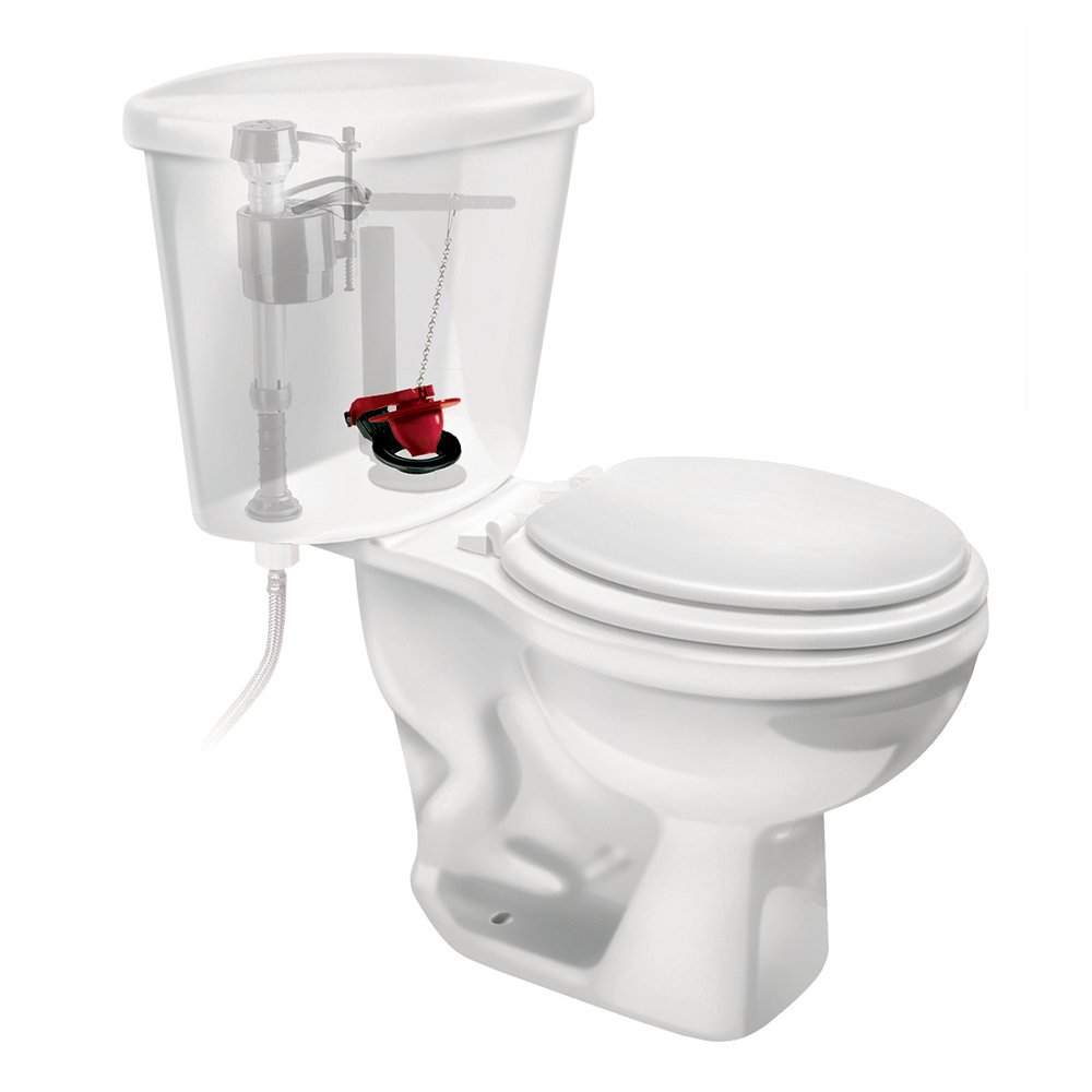 Fluidmaster 555CRP8 Universal PerforMAX 5 Minute Toilet Flush Valve Repair Kit, Black, 2 In - Image 4