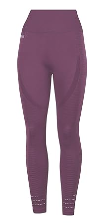Prosske Damen Sport Leggings High Waist DLL1 Laufhose Fitnesshose Sporthose Atmungsaktiv