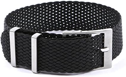 Perlon watch strap watchstrapon style Black