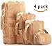 Packing Cubes For Travel – 4 Different Size Luggage Organizer Bag or Cubes Set