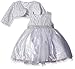 Blueberi Boulevard Baby Girls' Sparkle Jacket Dress, Silver, 24 Months