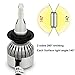 Safego H7 72w LED Headlight Kit Bulbs COB Chip 7200lm Car LED Headlight Bulbs Lamp Conversion Kit 12v Replace for Halogen or HID Bulbs C6-H7