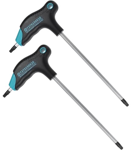 uxcell Torx Screwdriver, T27 Security Star Screw Driver with 5.2