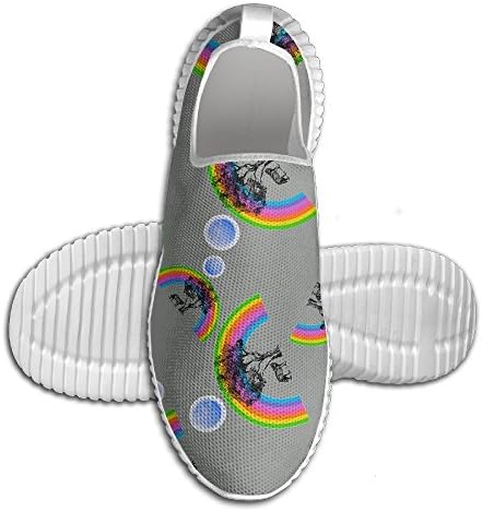 Wolf Tree Moon Rainbow Colortone 3D Print Mens Casual Work Sneakers Workout Running Shoes