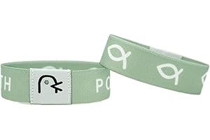 TERRIPETS Yappy Daily Bible Verse Bracelet-Stretchable Stretchy Bracelet-Religious Wearable Bracelets with NFC Scan Elastic -Inspirational Wristbands Bracelets -Jesus Faith Scripture Bracelets for Men and Women