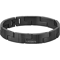Lacoste☆ブレスレット CATENA Amazon.com: Lacoste Jewelry Catena Men's Ionic Plated Black