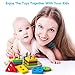 BettRoom Toddler Toys for 1 2 3 4 5 6 Year Old Boys Girls Birthday Gifts,Wooden Blocks Educational Stacking Learning Montessori Toys for Kids Puzzles Shape Sorter Toy