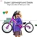 BELEEV Balance Bike(4.3 lbs) Aluminum Alloy, No Pedal Toddler Bike, Adjustable Handlebar and Seat, 110lbs Capacity for Kids Age 18 Months to 5 Year Old (Purple)