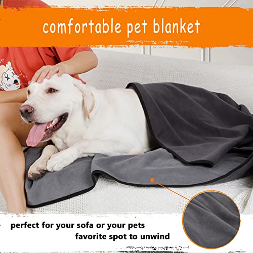 JuWow Waterproof Pet Blankets, Liquid Pee Urine Leak Proof Dog Blanket