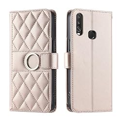 Lucyliy Compatible with vivo Y17 Case Flip PU