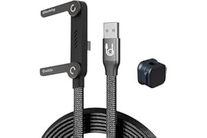 2-in-1 Invisible Holder Charger Cable, Charge Stand 2 in 1 Cable, Invisible Stand Charging Cables, Fast Charge USB C 90 Degre