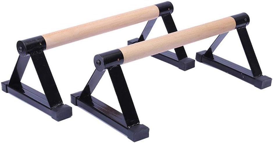 Handstand Bars, Wood Parallettes Set Stretch Stand Calisthenics Handstand, Yoga Exercise Bar Headstand Shelf