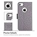 ProCase iPhone SE 2022 / SE 2020 / iPhone 8 / iPhone 7 Wallet Case, Folio Folding Protective Wallet Case Flip Cover for 4.7-inch iPhone SE 2022 2020 / iPhone 8 7, with Card Slots & Kickstand -Gray