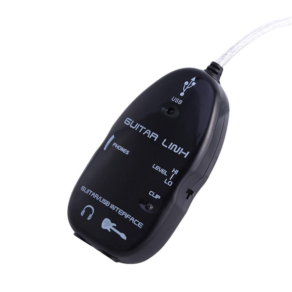 Bewinner USB Guitar Cable, Guitar to USB Recording Cable Adapter Converter Connection Interface USB Guitar Link cable, Guitar Adapter for XP (SP2) Mac OS 8.5