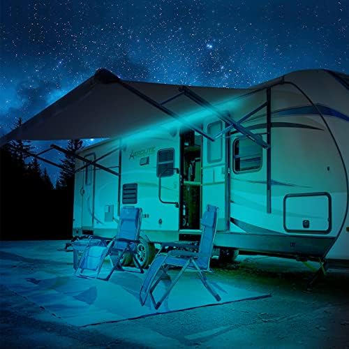 EXCELFU RV Awning LED Lights, 20ft LED Camper Awning Lights, 12V LED