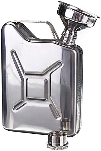 Bargain World Portable 50oz Stainless Steel Mini Hip Flask Liquor Whisky Pocket Bottle With Funnel