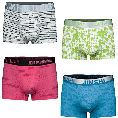 Jinshi underwear men ultra soft comfort boxer briefs ba…