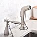 Shaco Modern Brushed Nickel Lead Free 2 handle Pull Out Prep Bar Sink Kitchen Faucets, Kitchen Faucet Pull Out