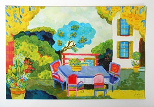 Kimberly Hodges Paper Placemats, Set of 12, Summer in Provence, Hedgehog designs