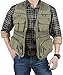 EKLENTSON Men's Quick Dry Breathable Outdoor Travel Photography Journalist Fishing Vest Jacket with 16 Pockets