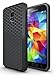 Hyperion Samsung Galaxy S5 MINI (SM-G800) HoneyComb Matte TPU Case / Cover (Fits Standard Size Battery) [2 Year No Hassle Warranty] (CASE ONLY. Does not include battery or phone)Hyperion Retail Packaging - BLACK