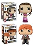 Funko POP! Harry Potter: Hermione Granger & Ron Weasley (Yule Ball) - Stylized Vinyl Figure Set NEW
