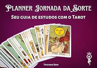 Livro Planner Jornada da Sorte: Seu Guia de Estudos com o Tarot