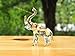 Handmade Glass Elephant Figurine, Multi-Color Fantasy Style, 2 inches, Dollhouse Gift Ideas, Cool Stuff Decor No.2