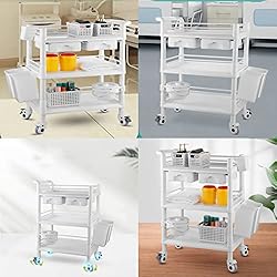 Rolling Utility Cart,Qiwey Medical Utility Cart