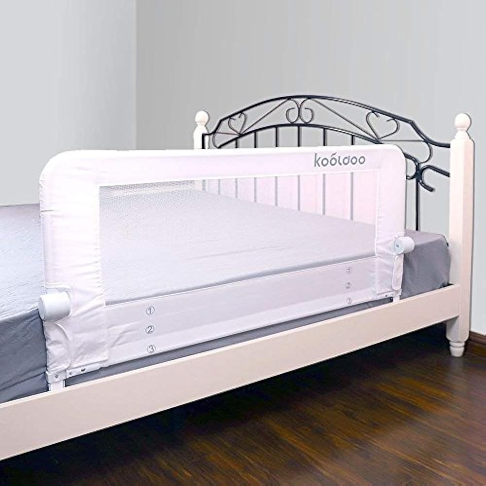 Rails & Rail Guards 43 Inches Fold Down Toddlers Safety Bed Children
