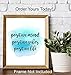 Positive Mind Unframed Wall Art Print - Watercolor Typography - Makes a Great Gift for Home Decor - Inspirational and Motivational - Ready to Frame (8x10) Photo
