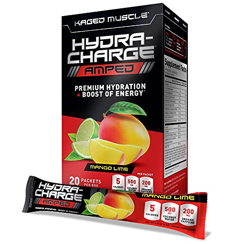 Electrolytes, Kaged Muscle HydraCharge Amped Electrolyte Powder Packet
