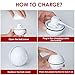 DELOMO Smart Interactive Cat Toy Ball, Automatic Rolling Ball, USB Rechargeable Cat Laser Toy, 360 Degree Self Rotating Ball with Spinning LED Light, 2019 Upgraded Cat Exercise Chaser Toy