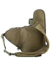Noeby bolsa deportiva para hombro, mochila para almacenar aparejos de pesca; bolsas canguro cruzadas de mensajero