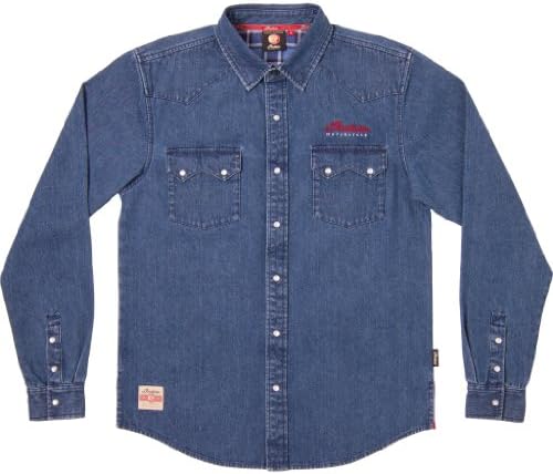 Indian Motorcylces Mens Denim Shirt (M)
