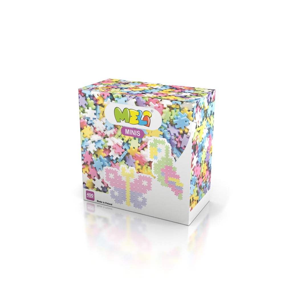 Meli Minis 400 Pastel Creative Toy, Multi-Colour,
