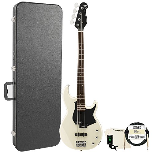 Yamaha 4 String Bass Guitar, Right Handed, Vintage White (BB234VW-KIT-1)