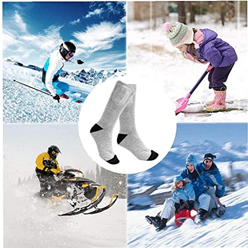 2200mah Elektrische Sokken Oplaadbare Verwarmde Batterij Aangedreven Thermische Sokken voor Wintersport Skiën Wandelen… - Image 8