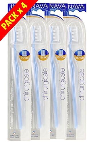 Inava Surgical Toothbrush 15/100, Pack of 4brushes by Inava