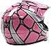 Youth Kids Offroad Gear Combo Helmet Gloves Goggles DOT Motocross ATV Dirt Bike Spiderman Pink , Large