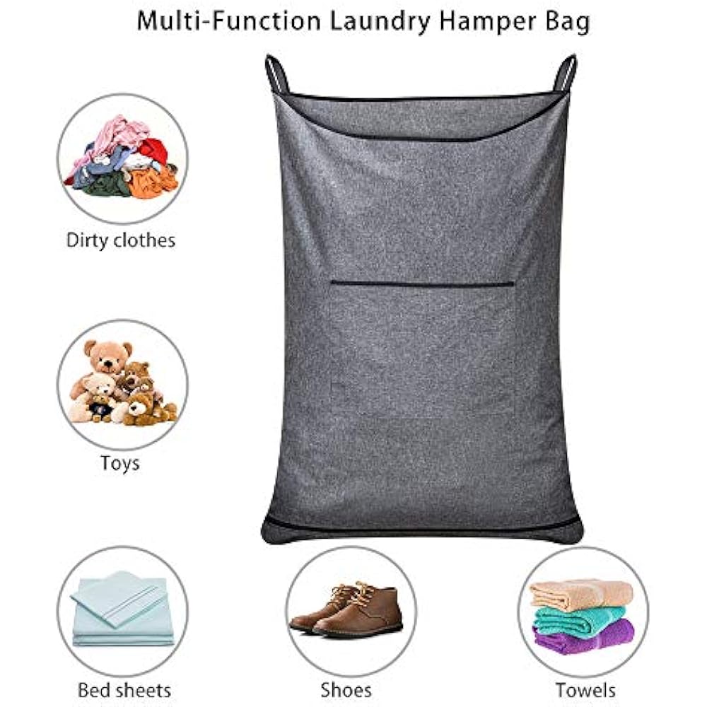 CALLMYBO Hanging Hamper, Over The Door With Free Hooks