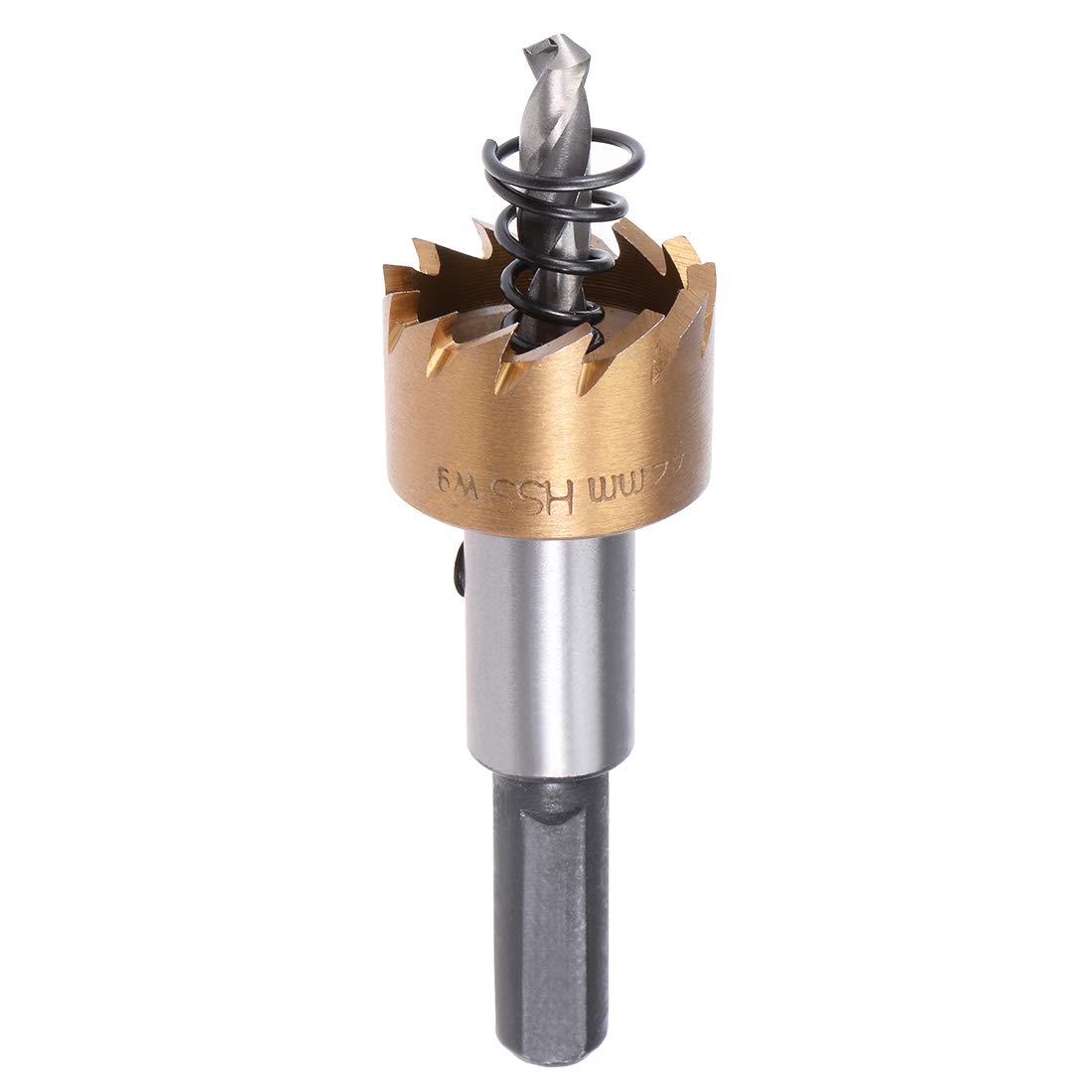 Sourcingmap 22mm HSS Drill Bit Hole Saw Stainless High Speed Steel Metal Alloy