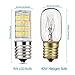 E17 LED Bulb Microwave Oven Light, T7 T8 Intermediate Base LED Appliance Bulb T8 T7 Lightbulb, Warm White 3000K,dimmable, 4W (40W Halogen Bulb Equivalent),110 volt-130v,52x2835SMD (2- Pack)