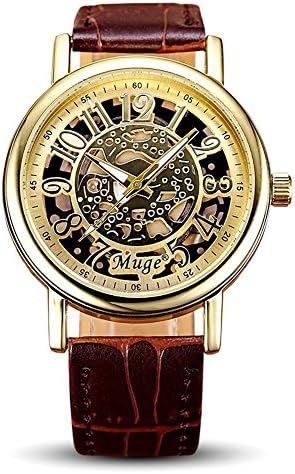 Men, quartz watches, fashion, leisure, personality, PU leather, M0218