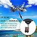 MJX X601H FPV RC Quadcopter Drone Big Bundle with Altitude-Hold Wi-Fi HD Live Camera RTF Helicopter, Extra: 7.4V 700mAh Battery, Explosionproof Battery Safe Bag, Voltage Checker Warning Buzzer Black